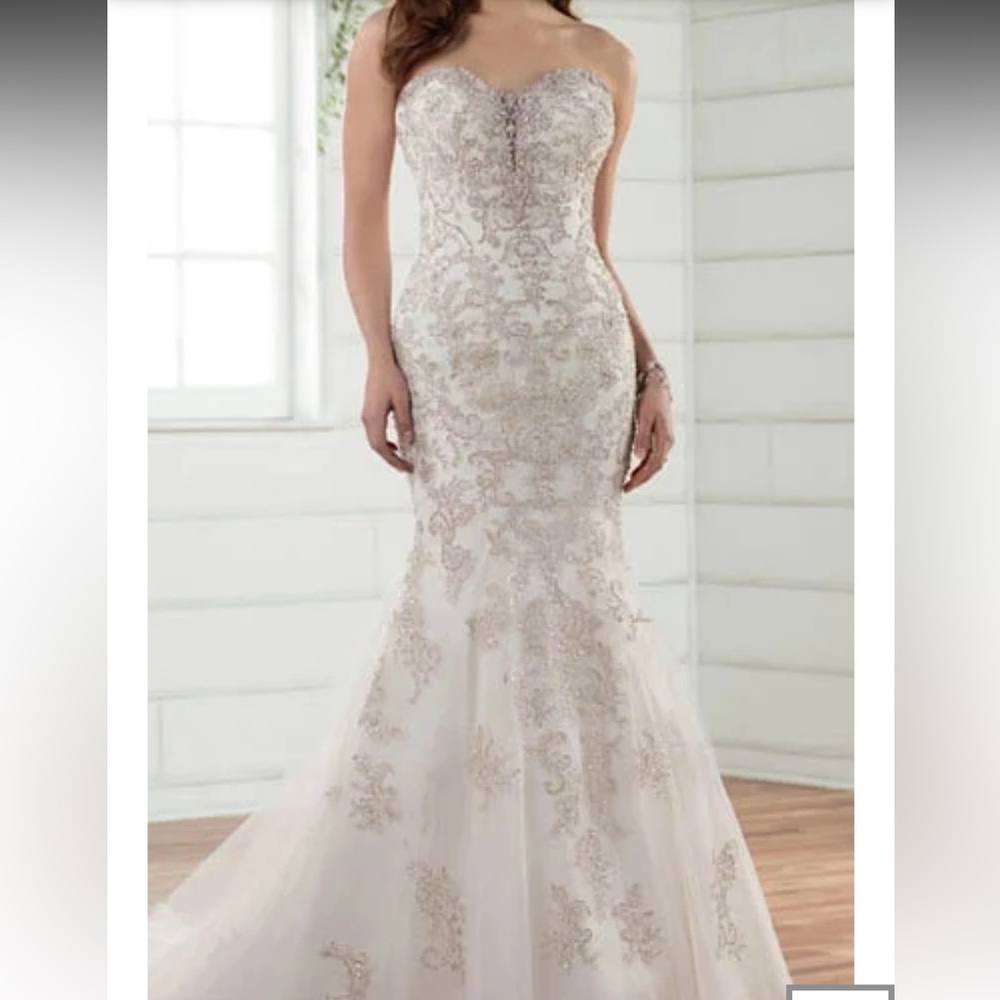 Strapless Lace Wedding Dress